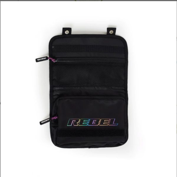 Cartuchera plegable Zaphir full black en ABC Librería y Juguetería