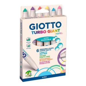 Marcadores Pastel grueso punta cónica Giotto Turbo Giant en ABC Librería y juguetería