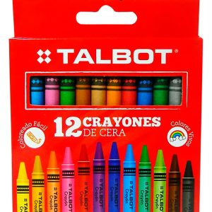 Crayones vivos de cera Talbot en ABC Librería y juguetería