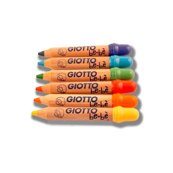 6 Lápices colores Giotto bebe en tienda online ABC Librería Juguetería