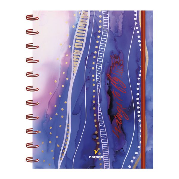 Agenda norpac Tapa dura Bohemian Nº8 Semanal espiralada en ABC Librería y juguetería