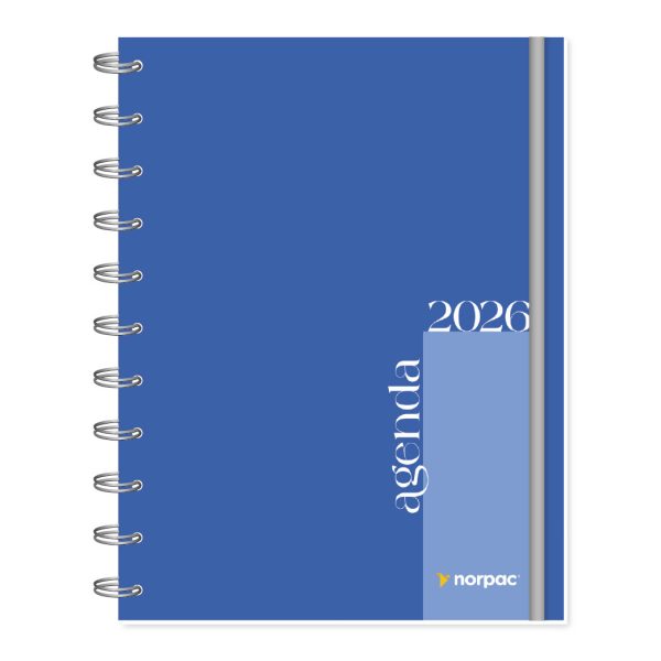 Agenda norpac Tapa dura Clásica Nº8 Semanal espiralada en ABC Librería y juguetería