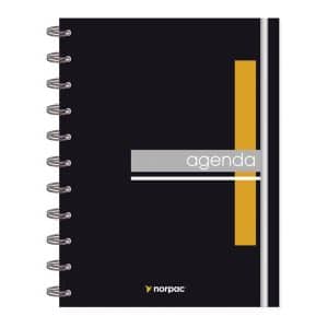 Agenda norpac Tapa dura Clásica Nº8 Semanal espiralada en ABC Librería y juguetería