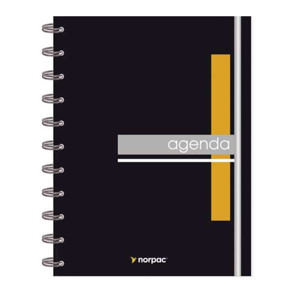 Agenda norpac Tapa dura Clásica Nº8 Semanal espiralada en ABC Librería y juguetería