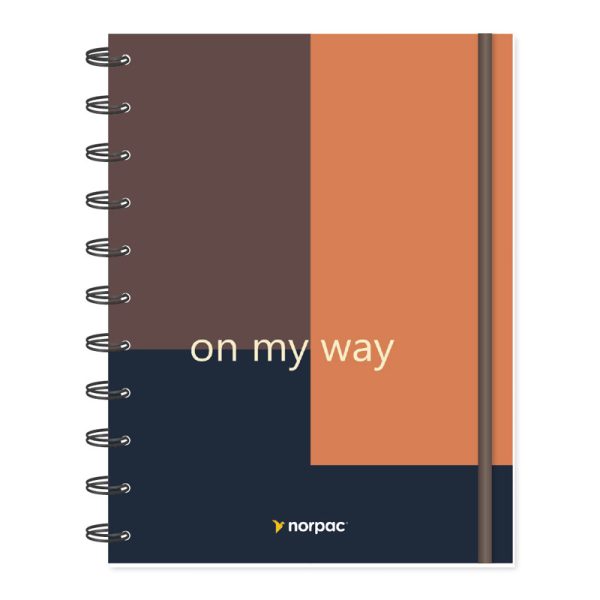 Agenda norpac Tapa dura Clásica Nº8 Semanal espiralada en ABC Librería y juguetería