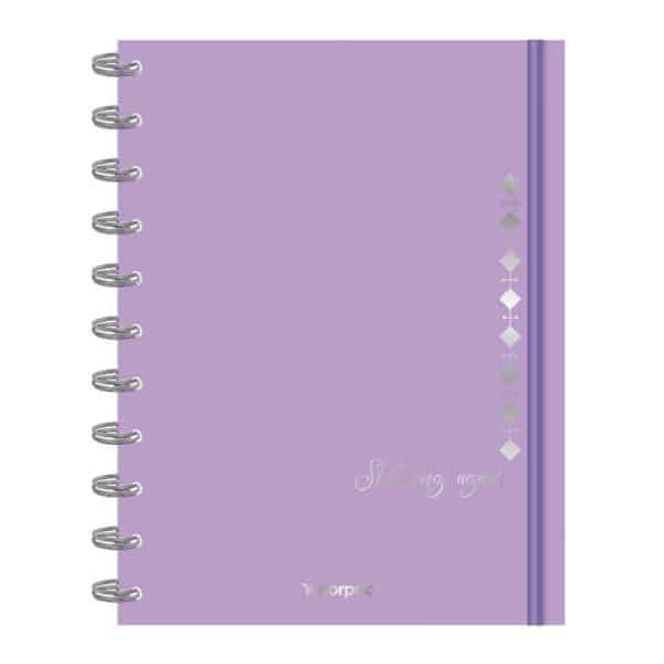Agenda norpac Tapa dura Eternity pastel Diaria espiralada en ABC Librería y juguetería