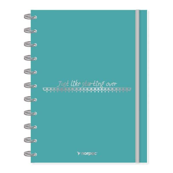 Agenda norpac Tapa dura Eternity pastel Diaria espiralada en ABC Librería y juguetería