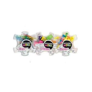 Binder clips x 10, Clips x 60 y Push pins x 40 Mooving en ABC Librería y Juguetería