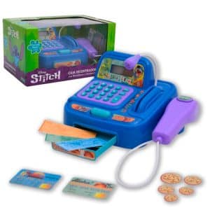 Caja Registradora Con Micrófono, Luces Y Sonido Stitch Ditoys en ABC Librería y Juguetería