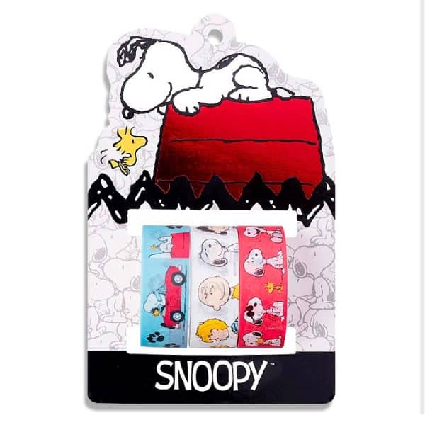 Cinta Washi Tape Glitter Snoopy x 3 Mooving en ABC Librería y juguetería