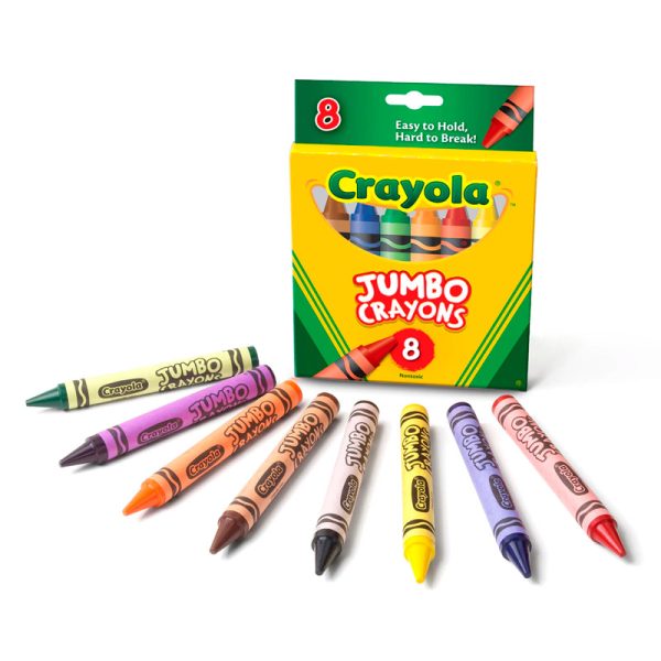 Crayones super Jumbo x 8 unidades en ABC Librería y Juguetería