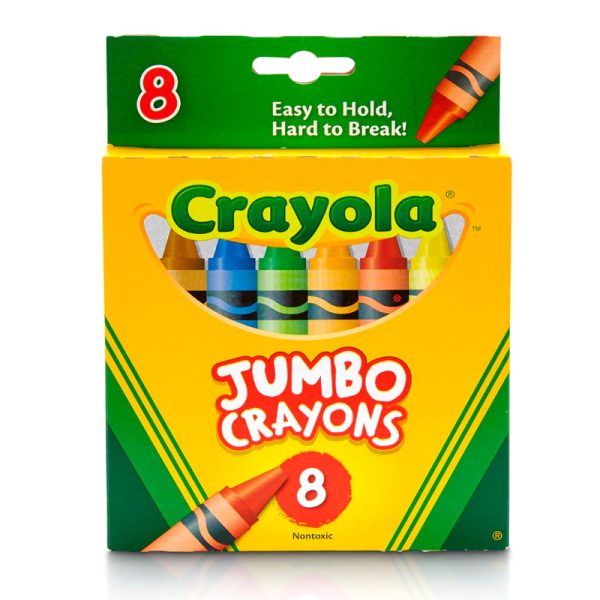 Crayones super Jumbo x 8 unidades en ABC Librería y Juguetería
