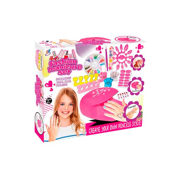 Fashion manicure set. Juego para crear un look genial diseñando sus uñas en ABC Librería y Juguetería