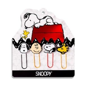 Fun paper clips Snoopy x 4 Mooving en ABC Librería y juguetería