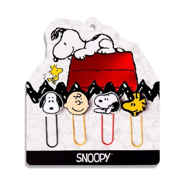 Fun paper clips Snoopy x 4 Mooving en ABC Librería y juguetería