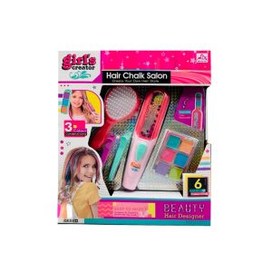Kit divertido y seguro para que las niñas coloreen su cabello con tiza temporal no tóxica en ABC Juguetería