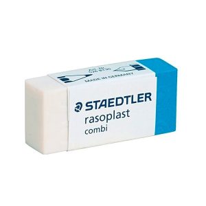 Goma de borrar Staedtler Rasoplast Combi. Lápiz y Tinta en ABC Librería