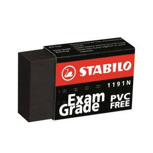 Goma de borrar color negro diseñado especialmente para un borrado limpio Stabilo en ABC Librería