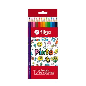 Lápices de color Filgo Pinto x 12 unidades en ABC Librería y jygueteria