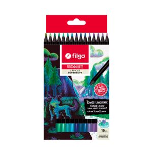 Lápices supersoft Back White Filgo Tonos Landscape en ABC Librería y Juguetería
