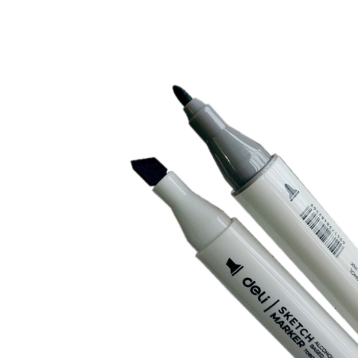 Marcador doble punta Deli Color Emotion. tinta a base de alcohol, rotulador multicolor en ABC Librería y Juguetería