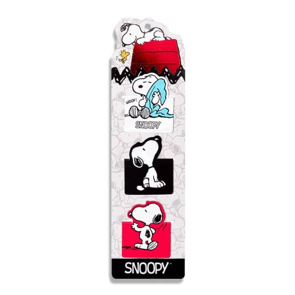 Marcadores Magnéticos Snoopy x 3 Mooving