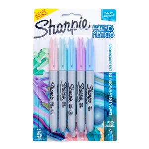 Marcadores punta ultra fina colores místicos x 5 unidades Sharpie en ABC Librería y Juguetería