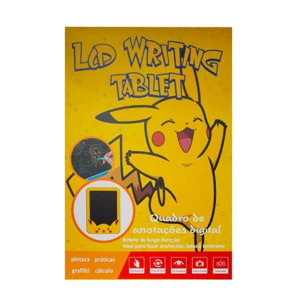 Pizarra mágica digital temática Pikachu para fans de Pokemón en ABC Librería Juguetería