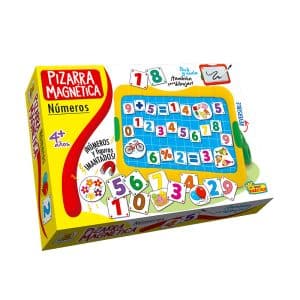 Pizarra magnética con números y figuras imantados. Juego didáctico en ABC Librería y Juguetería