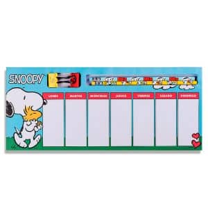 Planner Semanal con Accesorios - Mooving / Diseño Snoopy (60 hojas) en ABC Librería y juguetería