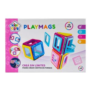 Playmags Juego De Bloques Magnéticos Incluye 18 Piezas en ABC Librería y Juguetería