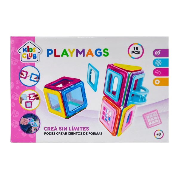 Playmags Juego De Bloques Magnéticos Incluye 18 Piezas en ABC Librería y Juguetería