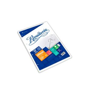 Repuestos Oficio Rivadavia 48 hojas Papel blanco mate cuadriculadas en ABC Librería Juguetería