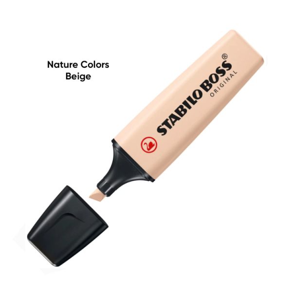 Resaltador Stabilo Boss Original Nature Colors Beige en ABC Librería Juguetería