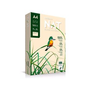 Resma A4 de papel natural Ledesma. Hojas 100% de fibra de caña de azucar en ABC Librería Juguetería