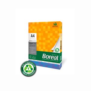 Resma Boreal A4 de 75 gramos blanco liso elaborado con fibras cultivadas en ABC Librería