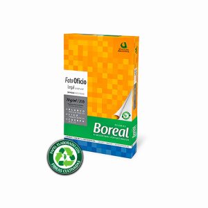 Resma Boreal oficio de 70 gramos blanco liso elaborado con fibras cultivadas en ABC Librería