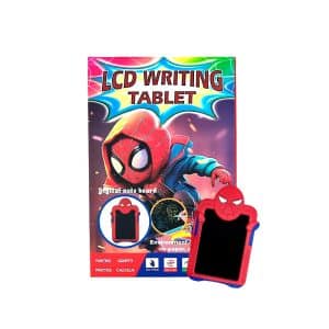 Pizarra mágica LCD infantil Spiderman Marvel en ABC Librería Juguetería.