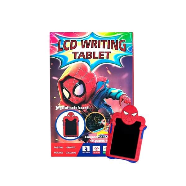 Pizarra mágica LCD infantil Spiderman Marvel en ABC Librería Juguetería.