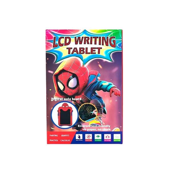 Pizarra mágica LCD infantil Spiderman Marvel en ABC Librería Juguetería.