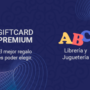 Gift Card. Tarjeta de regalo Premium en ABC Librería y Juguetería. Tienda online.